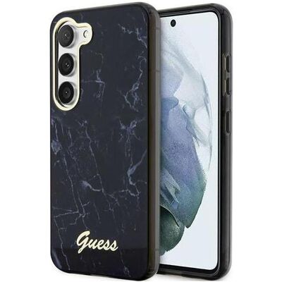 Guess Marmor Kollektion - Hülle für Samsung Galaxy S23 Schwarz Guess Marmor Kollektion - Hülle für Samsung Galaxy S23 Schwarz