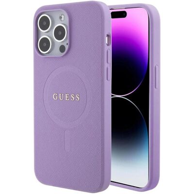 Guess Lila iPhone 15 Pro Max MagSafe Hülle Guess Lila iPhone 15 Pro Max MagSafe Hülle