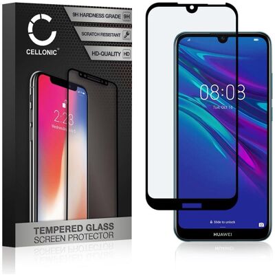 Cellonic Displayschutzglas (generisch) für Huawei Y6 (2019), Smartphone Schutzfolie, Schwarz Cellonic Displayschutzglas (generisch) für Huawei Y6 (2019), Smartphone Schutzfolie, Schwarz