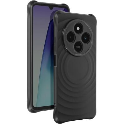 IMAK Schwarzes Galaxy A16 Stoßfeste Hülle mit 3D-Wellenstruktur IMAK Schwarzes Galaxy A16 Stoßfeste Hülle mit 3D-Wellenstruktur