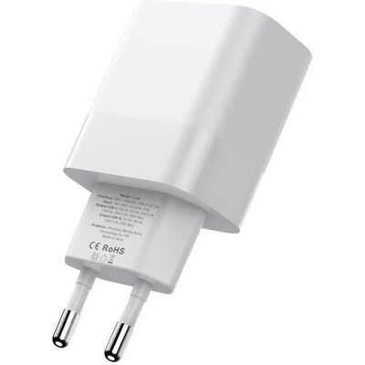 Tech-Protect C30W USB Ladegerät - Schnelles Dual-Ports-Laden Tech-Protect C30W USB Ladegerät - Schnelles Dual-Ports-Laden