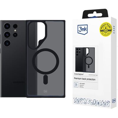 Samsung Galaxy S24 Ultra - 3MK Smoke MagCase - Schützende Smartphone-Hülle Samsung Galaxy S24 Ultra - 3MK Smoke MagCase - Schützende Smartphone-Hülle