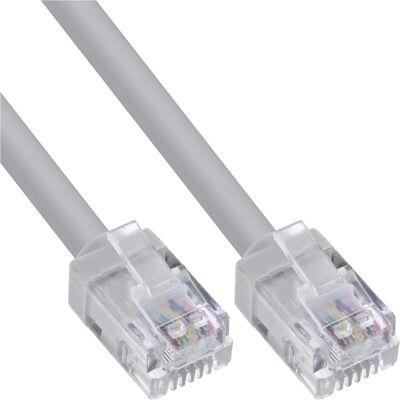 InLine Modular-Rundkabel RJ12, Stecker / Stecker, 6adrig, 6P6C, 10m, Telefon Zubehör InLine Modular-Rundkabel RJ12, Stecker / Stecker, 6adrig, 6P6C, 10m, Telefon Zubehör