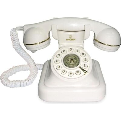 Brondi Vintage 20, Telefon, Weiss Brondi Vintage 20, Telefon, Weiss
