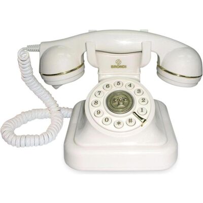 Brondi Vintage 20, Telefon, Weiss Brondi Vintage 20, Telefon, Weiss