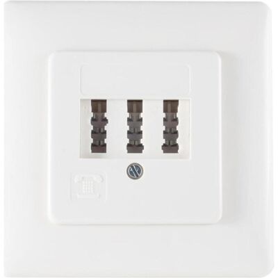 Shiverpeaks S/CONN maximale Konnektivität Telefonanschlussdose TAE NF/F, mit Metallrahmen, rein, Telefon Zubehör Shiverpeaks S/CONN maximale Konnektivität Telefonanschlussdose TAE NF/F, mit Metallrahmen, rein, Telefon Zubehör
