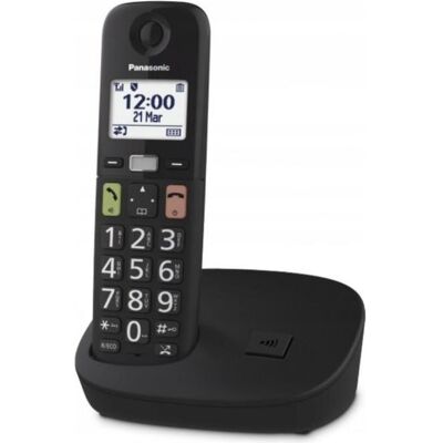 Panasonic KX-TGU110 - Großes Display, Kompatibel mit Hörgeräten - Schnurloses Telefon Panasonic KX-TGU110 - Großes Display, Kompatibel mit Hörgeräten - Schnurloses Telefon