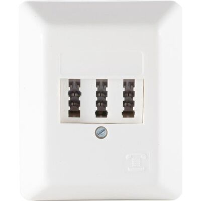 Shiverpeaks S/CONN maximum connectivity Telefon-Anschlussdose TAE NFF, 1 Amtsleitung, reinweiss-RAL9010, Aufputz, Telefon Zubehör Shiverpeaks S/CONN maximum connectivity Telefon-Anschlussdose TAE NFF, 1 Amtsleitung, reinweiss-RAL9010, Aufputz, Telefon Zubehör