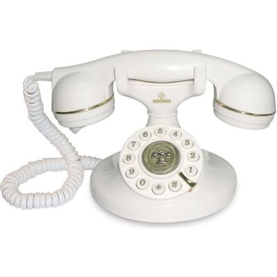 Brondi Vintage 10, Telefon, Weiss Brondi Vintage 10, Telefon, Weiss