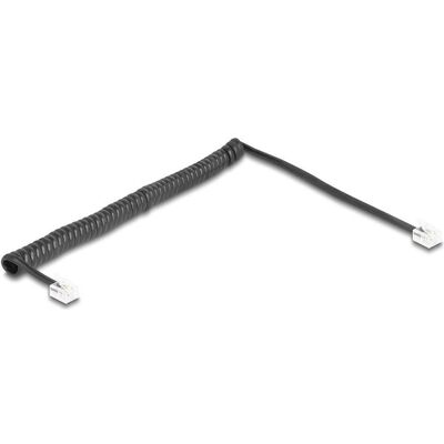 DeLock Telefonkabel / Spiralkabel RJ11 Stecker zu RJ11 Steck, Telefon Zubehör DeLock Telefonkabel / Spiralkabel RJ11 Stecker zu RJ11 Steck, Telefon Zubehör