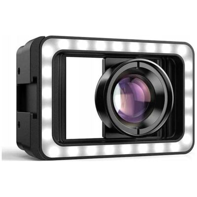 Apexel Obiektyw Makro Do Telefonu Smartfona 100mm Hd + Lampa Led 40 / Cri 95+ / Apl-hb100fl23, Telefon Zubehör Apexel Obiektyw Makro Do Telefonu Smartfona 100mm Hd + Lampa Led 40 / Cri 95+ / Apl-hb100fl23, Telefon Zubehör