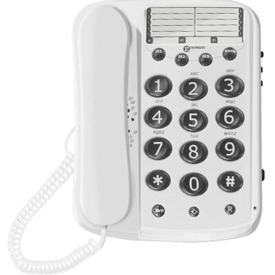 Geemarc DALLAS 10 Seniorentelefon - Große Tasten, 15dB Lautstärke Geemarc DALLAS 10 Seniorentelefon - Große Tasten, 15dB Lautstärke
