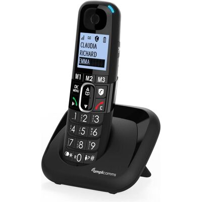 amplicom BigTel 1500 EU, Telefon, Schwarz amplicom BigTel 1500 EU, Telefon, Schwarz