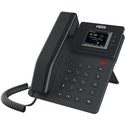 Fanvil V60P Professionelles IP-Telefon, Farbdisplay, 6 programmierbare Tasten, 2 Ports 10/100, PoE, Telefon, Schwarz Fanvil V60P Professionelles IP-Telefon, Farbdisplay, 6 programmierbare Tasten, 2 Ports 10/100, PoE, Telefon, Schwarz