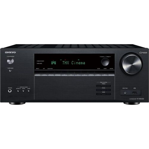 Onkyo TX-NR6100 (7.2 Kanal, DAB+, FM, AM), AV Receiver, Schwarz