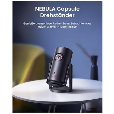 Nebula 360 Grad Einstellbarer Betrachtungswinkel Capsule Gimbal Stand (Tisch), Beamer Halterung, Schwarz Nebula 360 Grad Einstellbarer Betrachtungswinkel Capsule Gimbal Stand (Tisch), Beamer Halterung, Schwarz