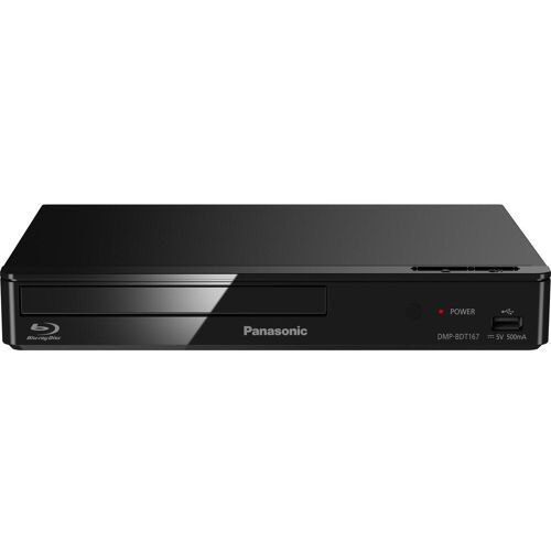 Panasonic Dmp-Bdt167 (1 GB, Blu-ray Player, DVD Player), Bluray Player + DVD Player, Schwarz