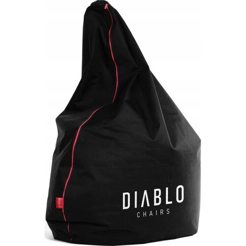 Diablo Pouf Gamer - Noir, Gaming Stuhl, Schwarz