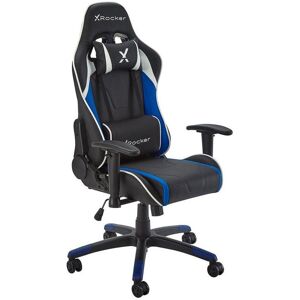 X Rocker Chaise de jeu eSports compacte Agility JR Noire/Bleue, Gaming Stuhl, Blau X Rocker Chaise de jeu eSports compacte Agility JR Noire/Bleue, Gaming Stuhl, Blau