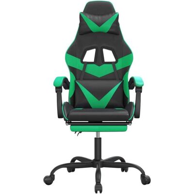 vidaXL Castiel With footrest, Gaming Stuhl, Grün vidaXL Castiel With footrest, Gaming Stuhl, Grün