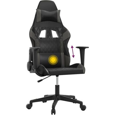 vidaXL Martin Without footrest, Gaming Stuhl, Grau vidaXL Martin Without footrest, Gaming Stuhl, Grau