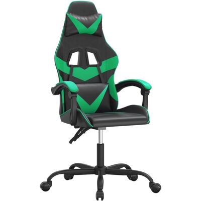vidaXL Gaming Stuhl - Schwarz und Grün Kunstleder vidaXL Gaming Stuhl - Schwarz und Grün Kunstleder