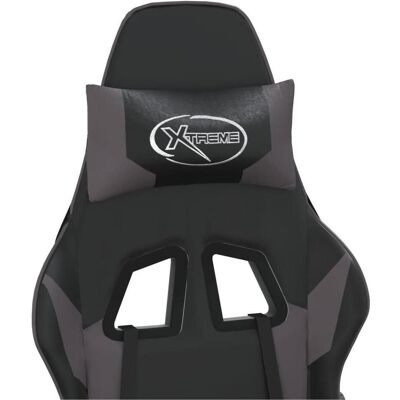 vidaXL Nolan Without footrest, Gaming Stuhl, Schwarz, Grau vidaXL Nolan Without footrest, Gaming Stuhl, Schwarz, Grau
