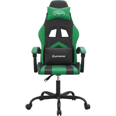 vidaXL Gaming-Stuhl - Verstellbare Rückenlehne & Höhe - 360° Drehung - Langlebiger Kunstleder vidaXL Gaming-Stuhl - Verstellbare Rückenlehne & Höhe - 360° Drehung - Langlebiger Kunstleder