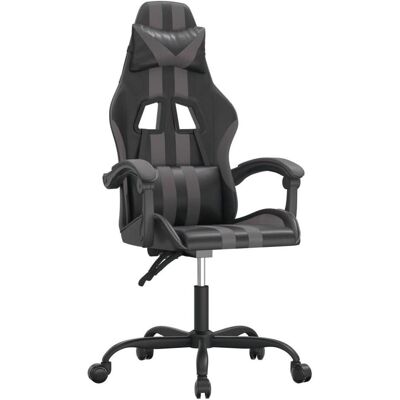 vidaXL Adriel Without footrest, Gaming Stuhl, Schwarz, Grau vidaXL Adriel Without footrest, Gaming Stuhl, Schwarz, Grau