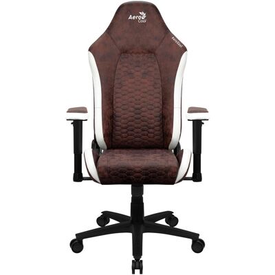 Aerocool Fauteuil Crown Aerosuede (Marron/Blanc), Gaming Stuhl, Weiss, Braun Aerocool Fauteuil Crown Aerosuede (Marron/Blanc), Gaming Stuhl, Weiss, Braun