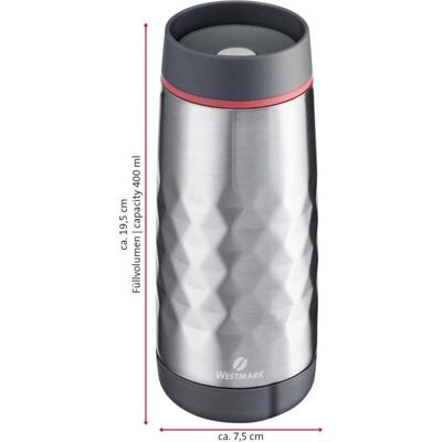 Westmark Viva Isolierbecher - 400ml Edelstahl, Auslaufsicher, Hält 4h heiß Westmark Viva Isolierbecher - 400ml Edelstahl, Auslaufsicher, Hält 4h heiß