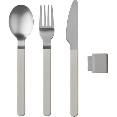 Mepal Silueta - 3-teiliges Besteck-Set - Weiß Mepal Silueta - 3-teiliges Besteck-Set - Weiß