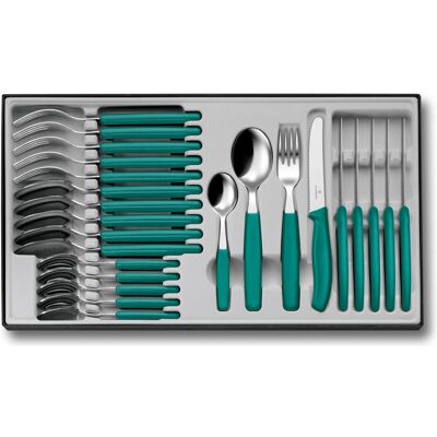 VICTORINOX - SwissClassic 6.7834.24C1 - Grün - Flatware Set VICTORINOX - SwissClassic 6.7834.24C1 - Grün - Flatware Set