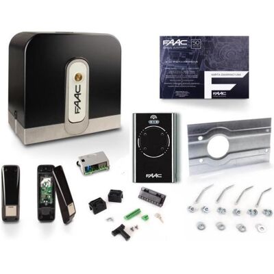 FAAC Bausatz Cyclo C721 - 24V für 800kg Schiebetore, Smart Home Hub, Schwarz, Grau FAAC Bausatz Cyclo C721 - 24V für 800kg Schiebetore, Smart Home Hub, Schwarz, Grau