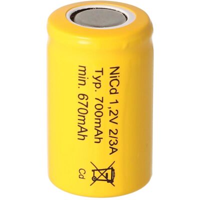 AccuCell Akku KR-600AE, 2/3A (1 Stk., 2/3 A, Ladegerät inkl. Akku), Akku Ladegerät AccuCell Akku KR-600AE, 2/3A (1 Stk., 2/3 A, Ladegerät inkl. Akku), Akku Ladegerät