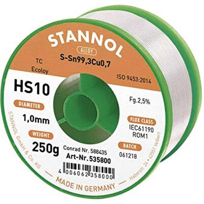 Donau Lötzinn - Sn99, Bleifrei, Silber, 250g Donau Lötzinn - Sn99, Bleifrei, Silber, 250g