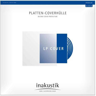 Inakustik Platten-Coverhüllen (Plattenspieler Abdeckung), Plattenspieler Zubehör, Transparent Inakustik Platten-Coverhüllen (Plattenspieler Abdeckung), Plattenspieler Zubehör, Transparent