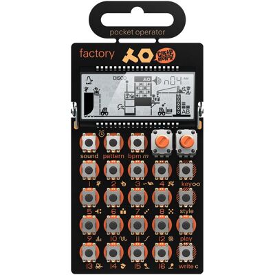 Teenage Engineering Synthesizer PO-16 Factory, Synthesizer, Schwarz Teenage Engineering Synthesizer PO-16 Factory, Synthesizer, Schwarz