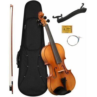 Hage Violin Set 1/4 (incl. case black, bow, rosin) (Geige, 1/4), Streichinstrumente, Braun Hage Violin Set 1/4 (incl. case black, bow, rosin) (Geige, 1/4), Streichinstrumente, Braun