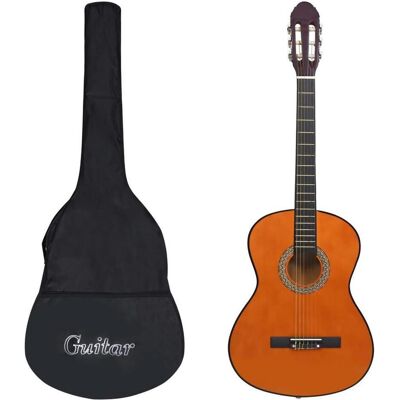 vidaXL Raina (Hartplastik, Lindenholz, Nylon, Textilgewebe), Gitarre, Braun vidaXL Raina (Hartplastik, Lindenholz, Nylon, Textilgewebe), Gitarre, Braun