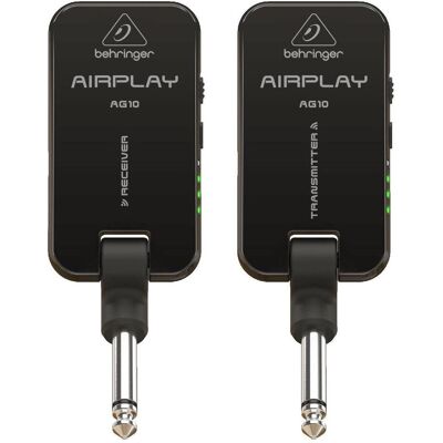Behringer AIRPLAY GUITAR AG10 System für 2 4GHz (Studio- und Livemixer), Mischpult, Schwarz Behringer AIRPLAY GUITAR AG10 System für 2 4GHz (Studio- und Livemixer), Mischpult, Schwarz