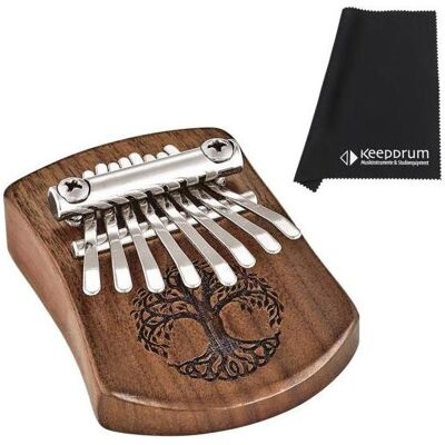 Meinl Sonic Energy KL801TOL Mini Kalimba mit Tuch (Klavier), Perkussion, Schwarz Meinl Sonic Energy KL801TOL Mini Kalimba mit Tuch (Klavier), Perkussion, Schwarz