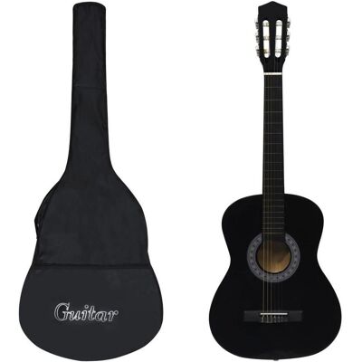 vidaXL Gitarre (Konzertgitarre, Hartplastik, Lindenholz, Nylon), Gitarre, Schwarz vidaXL Gitarre (Konzertgitarre, Hartplastik, Lindenholz, Nylon), Gitarre, Schwarz