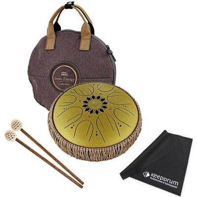 Meinl Sonic Energy MOSTD3G Tongue Drum C-Dur 8 Töne mit Reinigungstuch, Perkussion, Gold Meinl Sonic Energy MOSTD3G Tongue Drum C-Dur 8 Töne mit Reinigungstuch, Perkussion, Gold