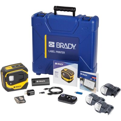 Brady M511-EU-UK-KIT, M511 Etikettendrucker-Set - mobiler Thermotransfer-Drucker, 300 dpi, max. Et (300 dpi), Etikettendrucker Brady M511-EU-UK-KIT, M511 Etikettendrucker-Set - mobiler Thermotransfer-Drucker, 300 dpi, max. Et (300 dpi), Etikettendrucker