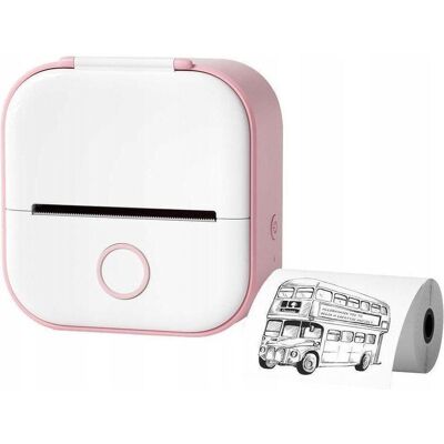 Phomemo T02 Biało - Różowy, Beschriftungsgerät, Weiss, Rosa Phomemo T02 Biało - Różowy, Beschriftungsgerät, Weiss, Rosa