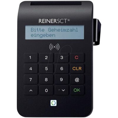 ReinerSCT REINER SCT cyberJack RFID komfort USB-C (USB 2.0, USB-C), Speicherkartenlesegerät, Schwarz ReinerSCT REINER SCT cyberJack RFID komfort USB-C (USB 2.0, USB-C), Speicherkartenlesegerät, Schwarz