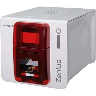 Evolis Zenius Classic Line (Thermotransfer, Schwarz-Weiss), Drucker, Weiss, Rot Evolis Zenius Classic Line (Thermotransfer, Schwarz-Weiss), Drucker, Weiss, Rot