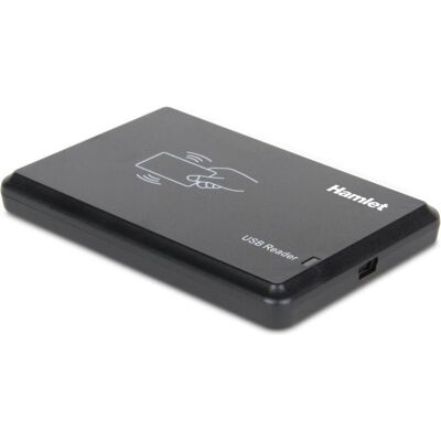 Hamlet HURTAG1356 USB RFID-Lesegerät Schwarz (USB 2.0), Speicherkartenlesegerät Hamlet HURTAG1356 USB RFID-Lesegerät Schwarz (USB 2.0), Speicherkartenlesegerät