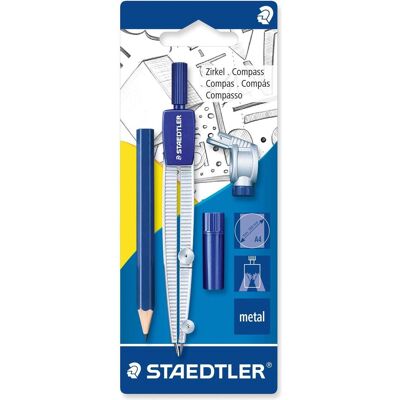 Staedtler Noris 560 Schulzirkel, 300 mm, 124 mm, silber, Schulzirkel, BK, Zirkel, Silber Staedtler Noris 560 Schulzirkel, 300 mm, 124 mm, silber, Schulzirkel, BK, Zirkel, Silber